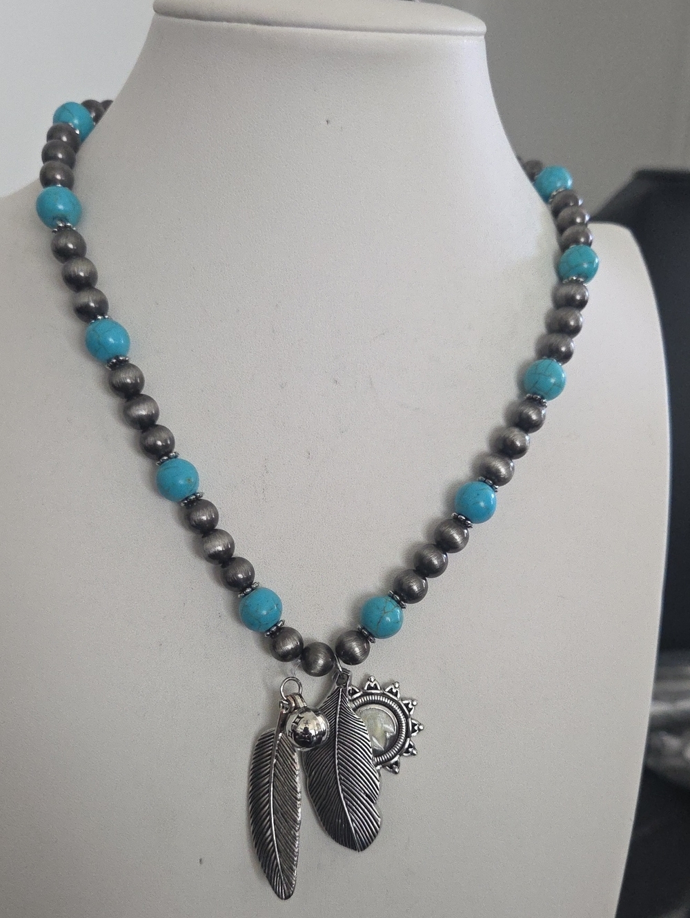 Paparazzi Steady Stones Blue Necklace NWT